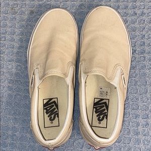 off white slip on Vans